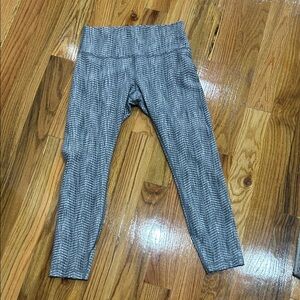 Lululemon Athletica Gray Patterned Leggings